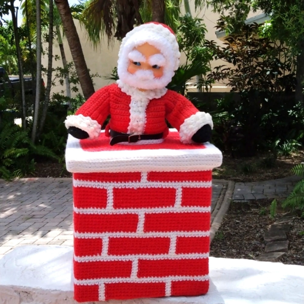 Santa Claus hand made ornament.